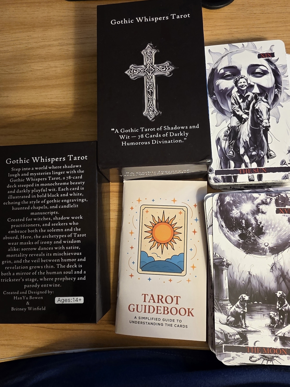 Gothic Whispers Tarot 78-Card Deck By HanYu Bowen & Britney Winfield